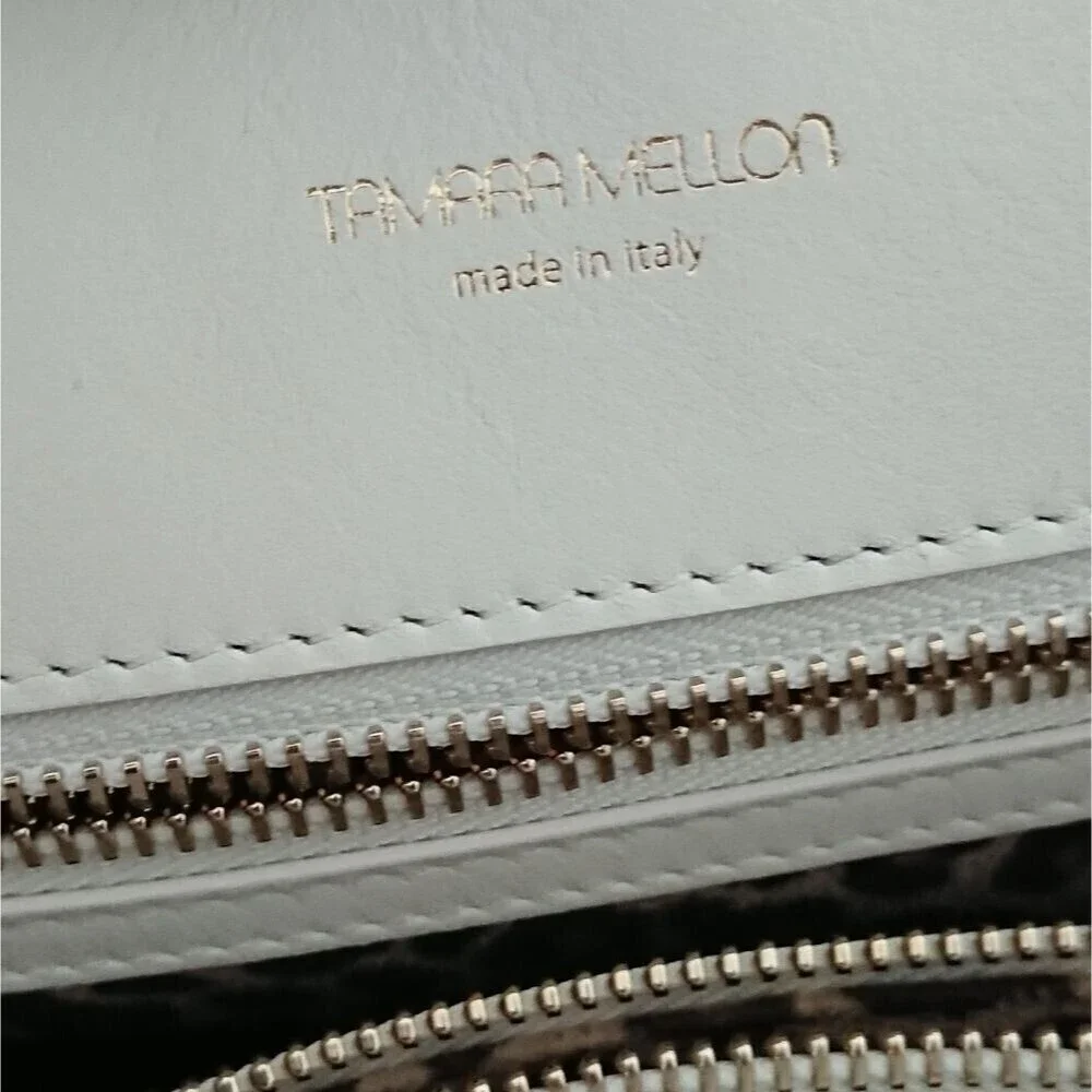 New Tamara Mellon Sugar Daddy Grommeted Nappa Leather large Tote